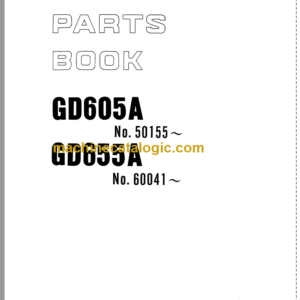 Komatsu GD605A GD655A Parts Book