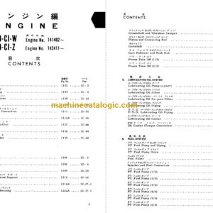 Komatsu GD605A GD655A Parts Book