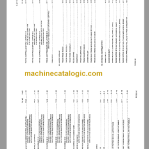 Komatsu PC300-3K PC300LC-3K PC300NLC-3K Hydraulic Excavator Parts Book