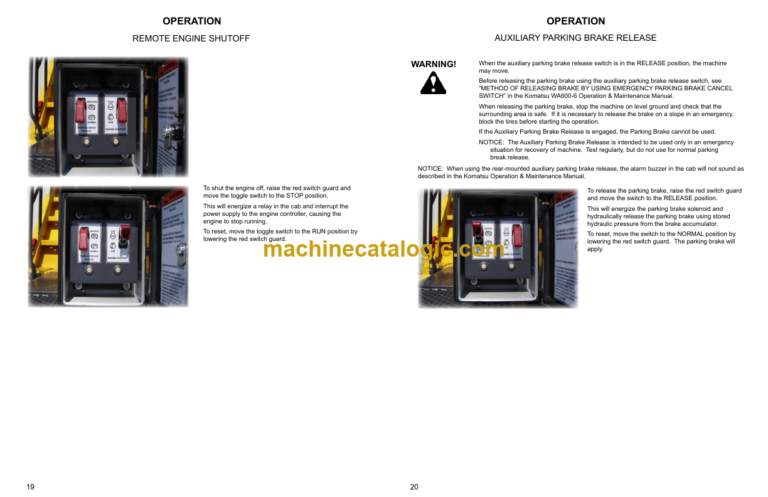 Komatsu WA600-6 Product Manual