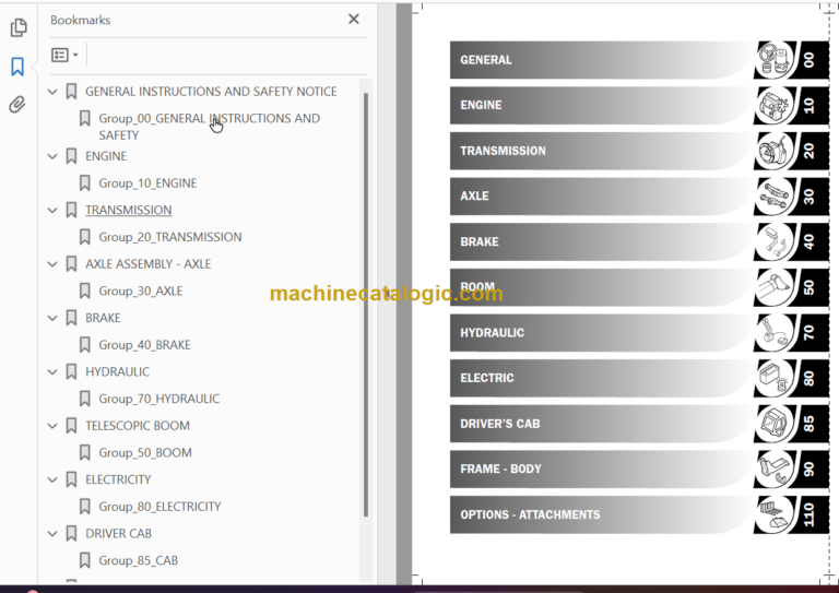 Manitou MT 1840 H-HA PRIVILEGE Repair Manual