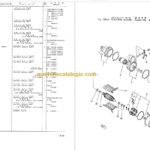 Komatsu GD605A GD655A Parts Book