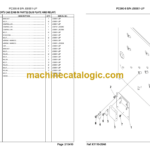 Komatsu PC300SE-8 PC300LCSE-8 Parts Book