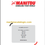 Manitou TMT 27S REPAIR MANUAL