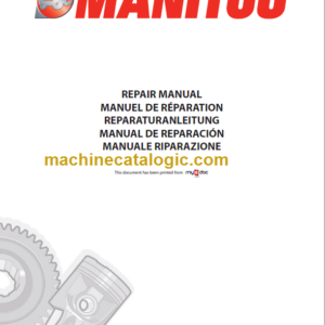 Manitou MT 1840 AEP+AHA Repair Manual