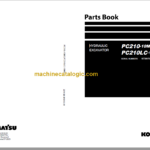 Komatsu PC210-10M0 PC201LC-10M0 Hydraulic Excavator Parts Book