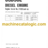 Komatsu S6D95L Parts Book 21859 and up