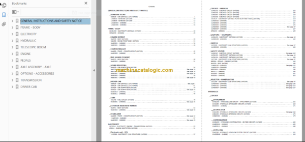 Manitou MT-X 1740 SL TURBO S3 E3 Parts Catalogue