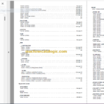 Manitou MT 1240 L TURBO MONO ULTRA Parts Catalogue