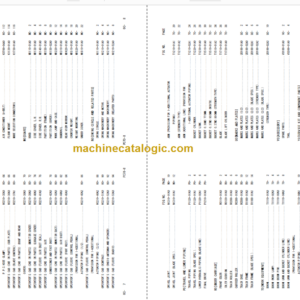 Komatsu PC70-8 Hydraulic Excavator Parts Book DJC00001 And Up