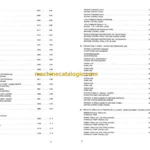 Komatsu 675-692 Backhoe Loader Parts Book