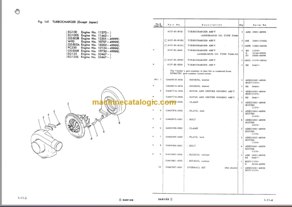 Komatsu W90-2 Parts Book