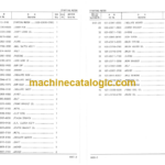 Komatsu S6D95L Parts Book 21859 and up