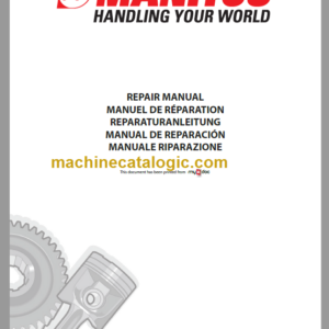 Manitou 160 ATJ REPAIR MANUAL