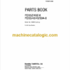 Komatsu FD35Z FD40Z-8 FD35 40 45 50A-8 Parts Book