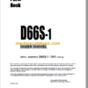 Komatsu D66S-1 Dozer Shovel Parts Book