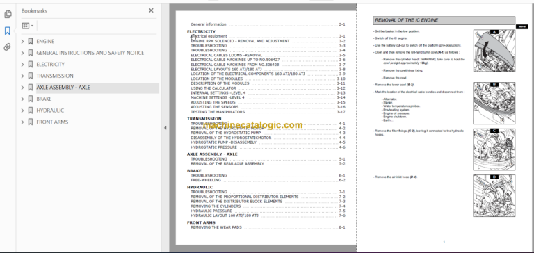 Manitou 160 ATJ REPAIR MANUAL
