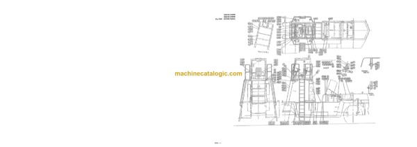 Komatsu FD400-2 Forklift Truck Parts Book