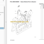 Komatsu WA380-3 SAA6D107E-3 Parts Book