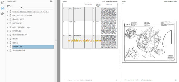 Manitou MT 1235 S S3 E2 Genuine Parts Catalogue