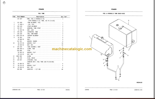 Komatsu 850 Motor Grader Parts Book