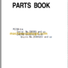 Komatsu PC200-8A Engine Parts Book