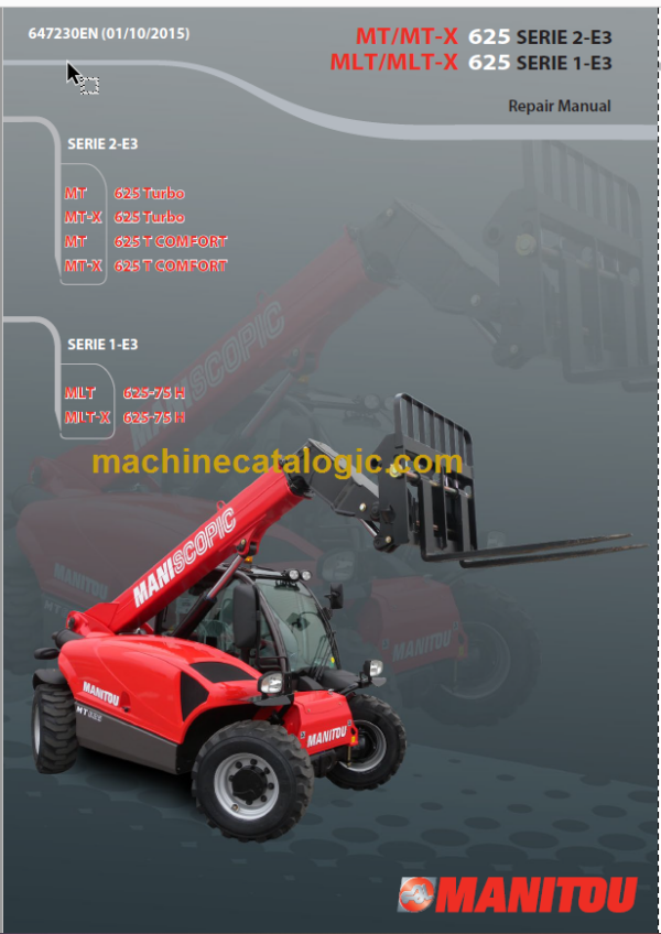 Manitou MT 625 T COMFORT Repair Manual