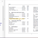 Komatsu PC71 Spare Parts Catalogue