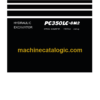 Komatsu PC350LC-8M2 Hydraulic Excavator Parts Book