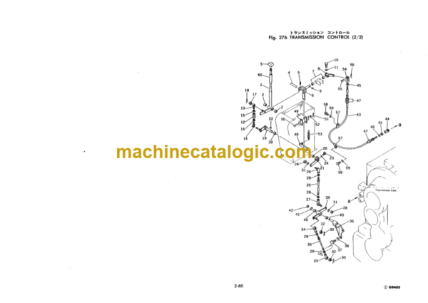 Komatsu GD405A-1 Parts Book