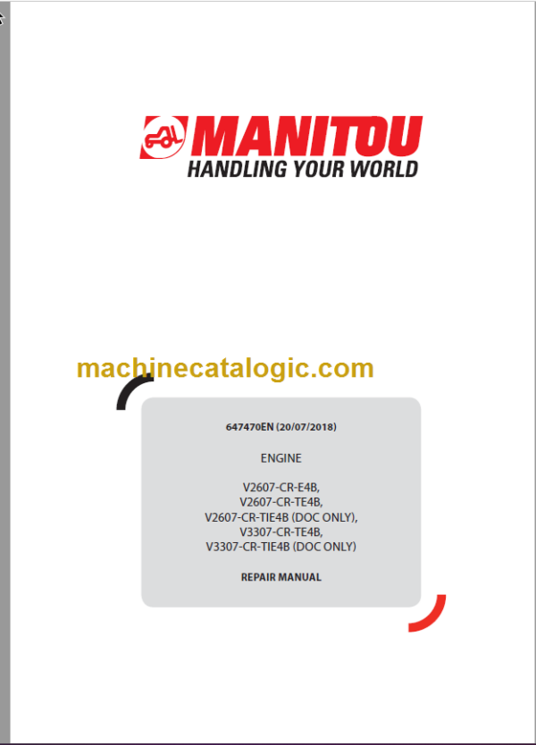 MT 625 T4 Engine Service Manual