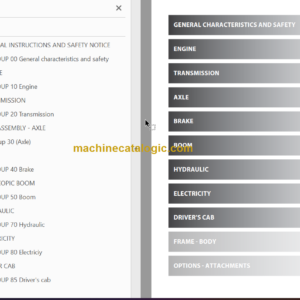 Manitou MT 625 T COMFORT Repair Manual