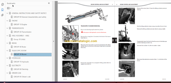 Manitou MT 625 T COMFORT Repair Manual