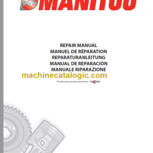 Manitou 160 ATJ FC 180 ATJ EURO 3 Repair Manual