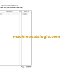 Komatsu PC100F-6Z Hydraulic Excavator Parts Book