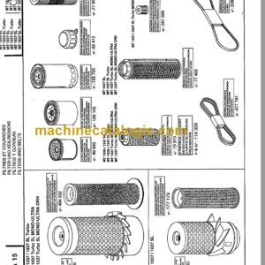 Manitou MT 1330 Parts Catalogue