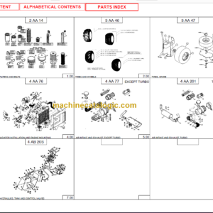 Manitou TMT 320 Parts Manual