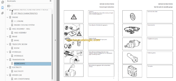 Manitou MT 1745 HSL Turbo ULTRA Série 2-E2 Repair Manual