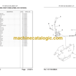 Komatsu PC100F-6Z Hydraulic Excavator Parts Book