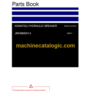 Komatsu JMHB660H-2 Hydraulic Breaker Parts Book