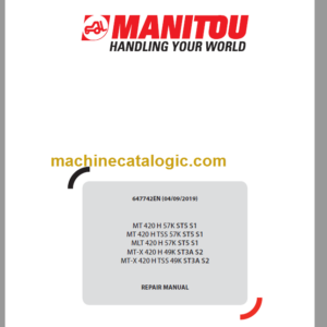 Manitou MT 420 H ST5 S1 Repair Manual