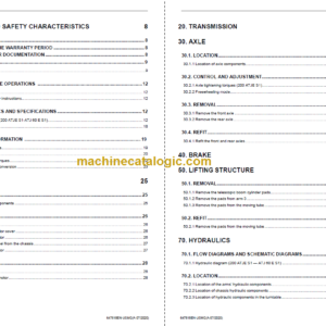 Manitou 200 ATJE S1 SERVICE MANUAL