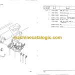 Komatsu P40 Gasoline Engine Parts Book 22900 AND UP