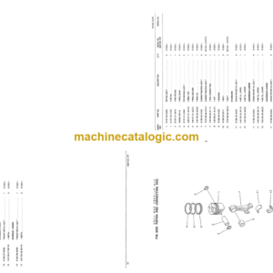 Komatsu GD611R-1 HD521R-1 Motor Grader Parts Book