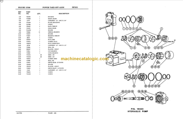 Komatsu 140M Dump Truck Parts Book