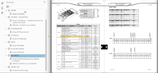 Manitou MT 1840 AEP+AHA Repair Manual