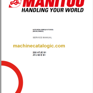 Manitou ATJ 60 E S1 SERVICE MANUAL