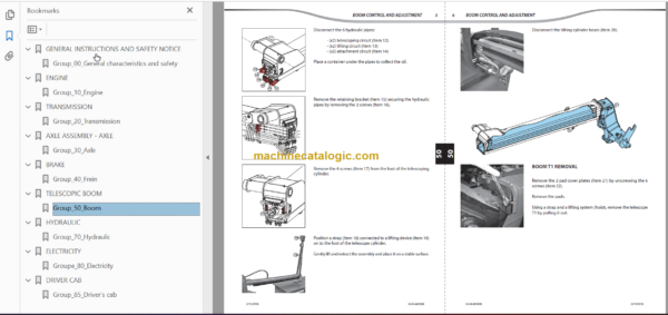 Manitou MT 625 HA 75K ST3B S1 Repair Manual