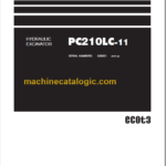 Komatsu PC210LC-11 Hydraulic Excavator Parts Book