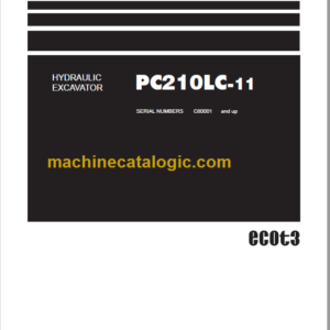 Komatsu PC210LC-11 Hydraulic Excavator Parts Book